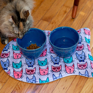 Fish Shaped Feeding Mat (14" x 19")