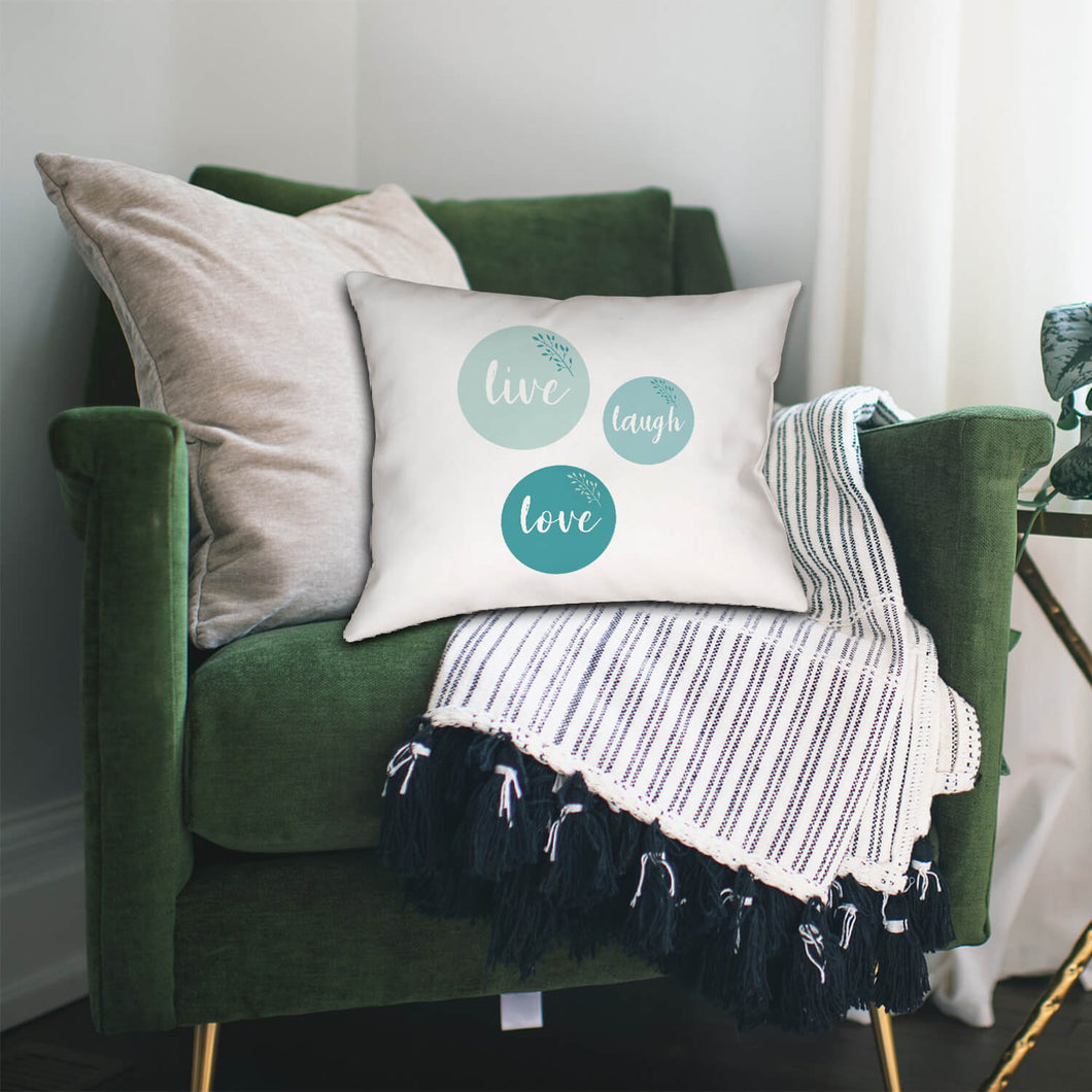 Faux Linen Pillow - With Zipper (20