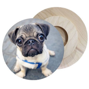 Wooden wall art Circle - Diameter 200 mm