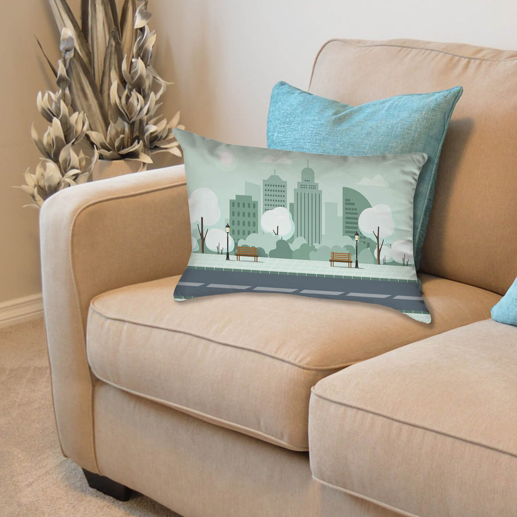 Spun Polyester Pillow - With Zipper (20